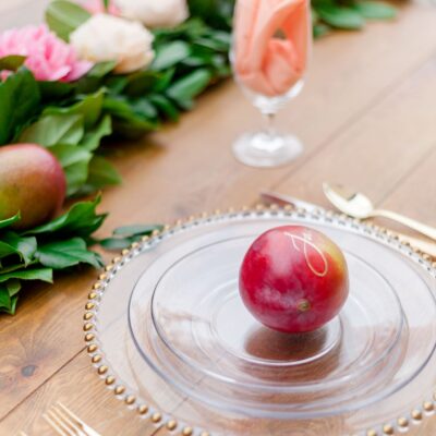 gold flatware and glass china rentals in tampa bay